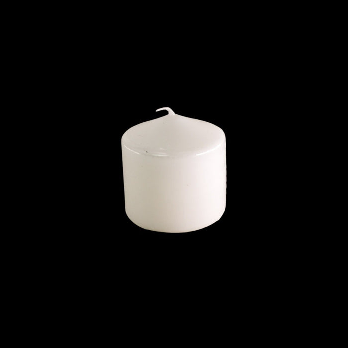 CANDLE PILLAR WHITE 7X8CM