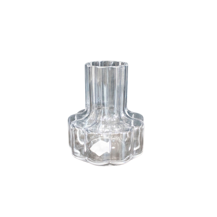 GLASS VASE 14.5CM