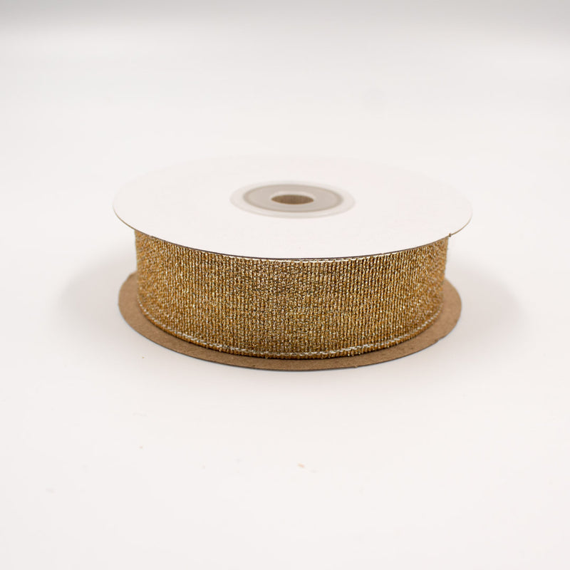 METALLIC RIBBON GOLD 25CMX25M