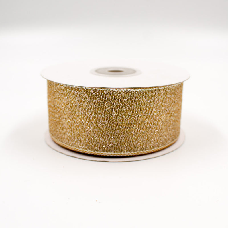 METALLIC RIBBON GOLD 38CMX25M