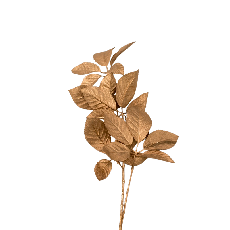 ROSE LEAF GOLD 80CM