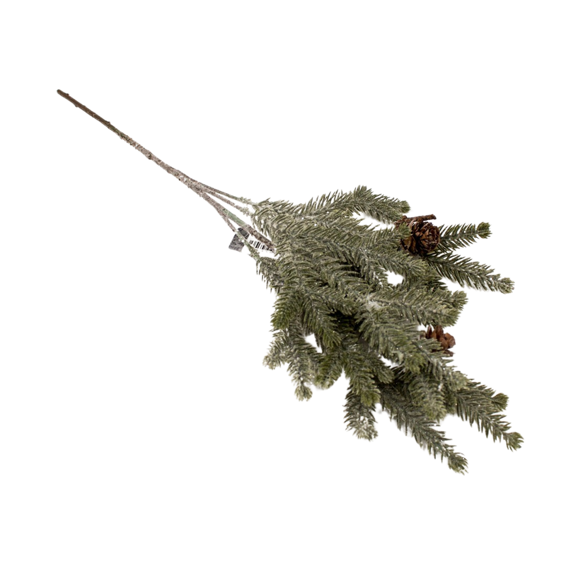 PINE SPRAY W/CONES ICED 46CM Deventor