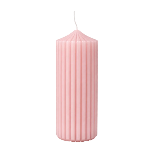 CANDLE PILLAR 6X15 PINK 44H Deventor
