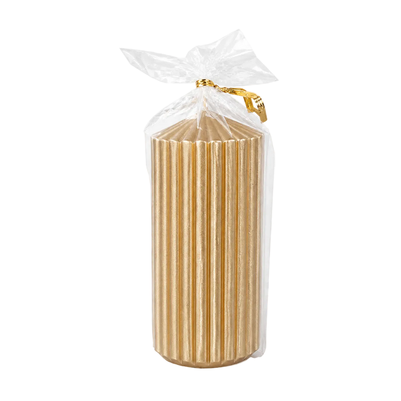 CANDLE PILLAR 6X15 GOLD 44H Deventor