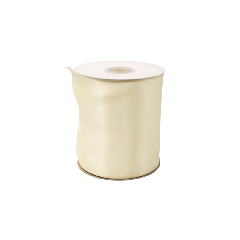 SATIN RIBBON IVORY 100X30M