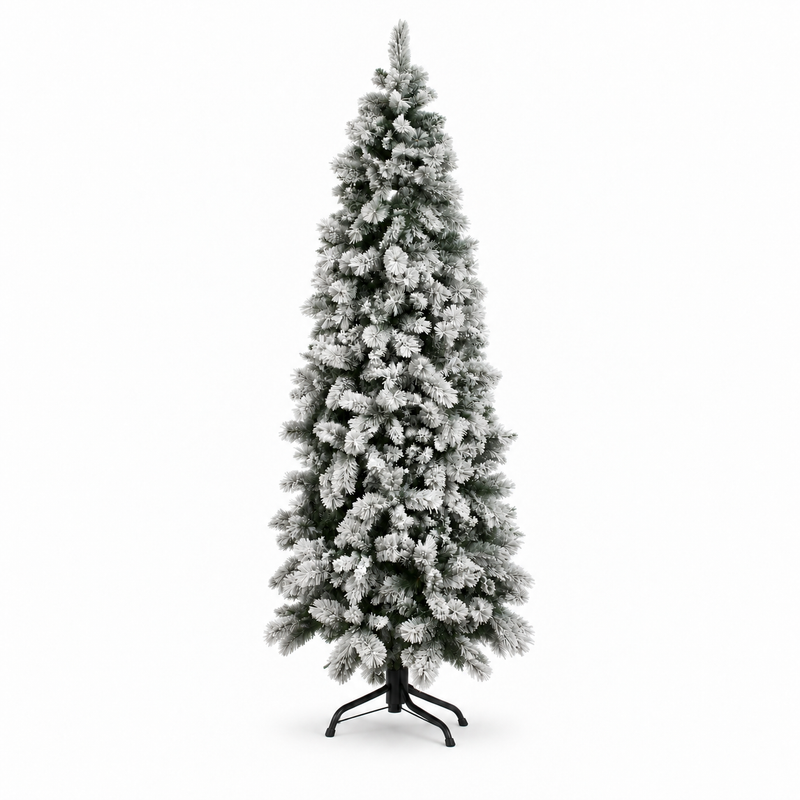 X-MAS TREE SLIM W/SNOW  180CM, 546T (Copy) Deventor