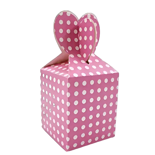 Candy box with dots 19cm deventorcy