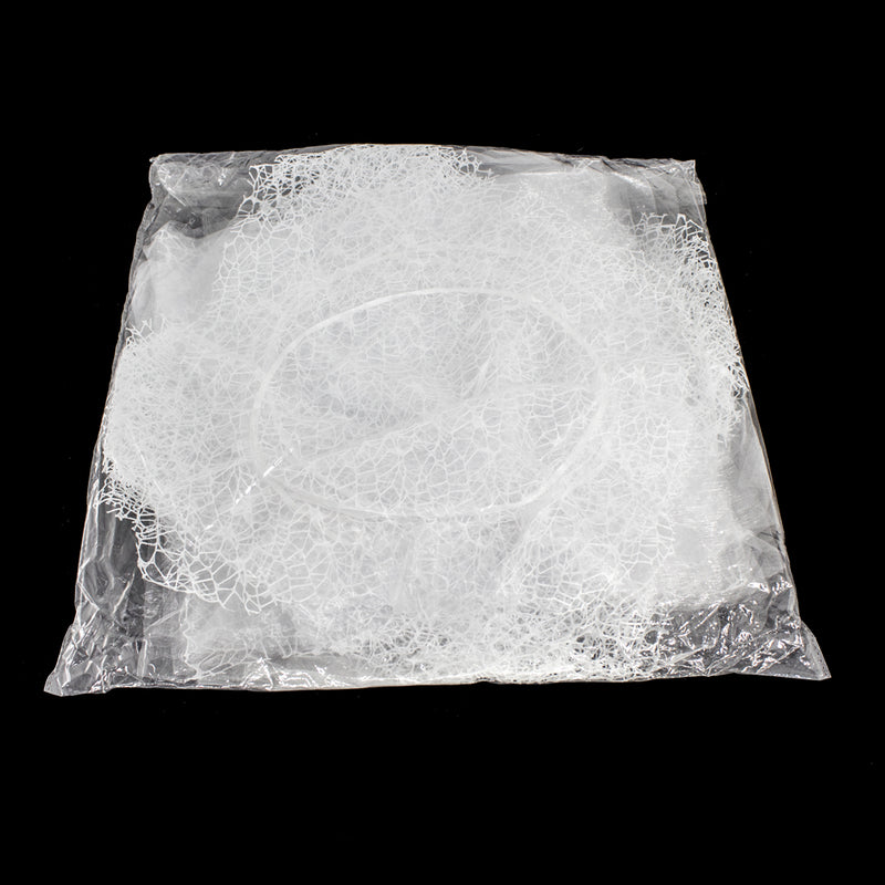 FABRIC FAVOR BAG WHT 36X36 20PCS