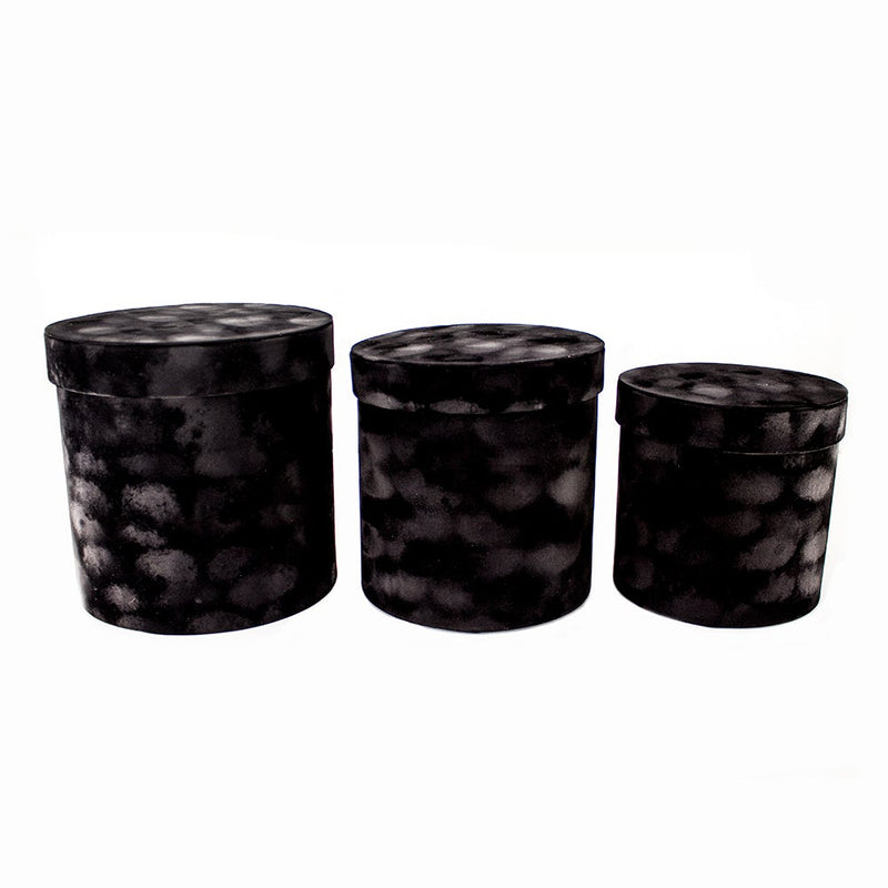 VELVET BOX S/3 BLACK