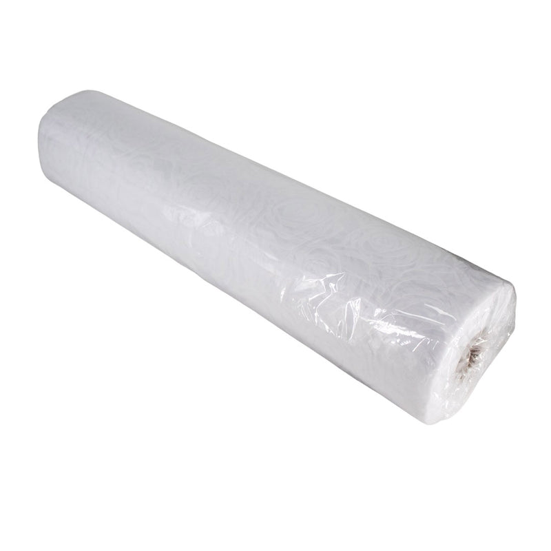 WOVEN ROLL ROSE 53CM X 18M WHITE
