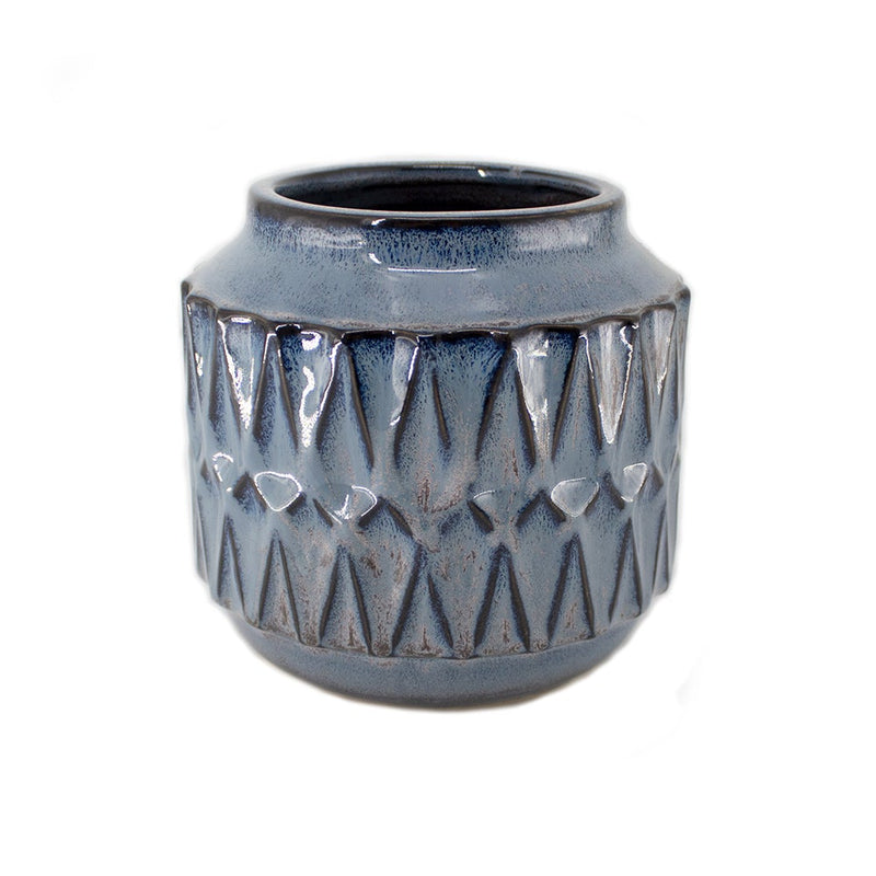 CERAMIC DARK BLUE 14x13.5cm