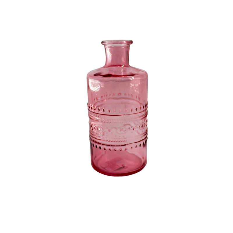 BOTTLE PINK 7.5HX14.5CM Deventor