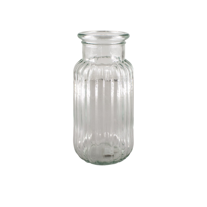 GLASS VASE 11X22CM