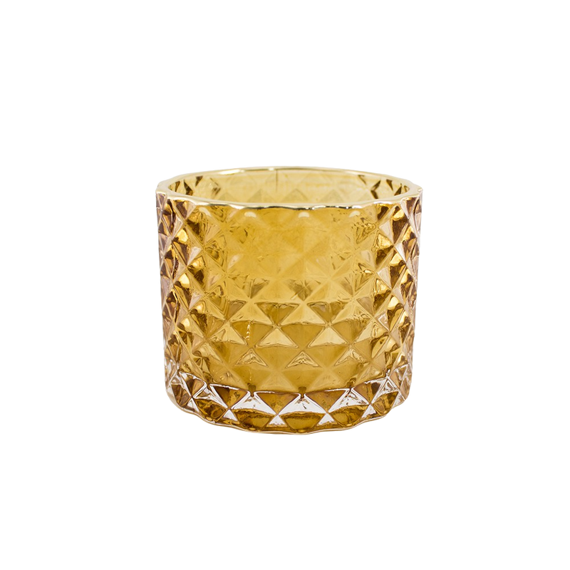 GLASS CANDLE HOLDER  5.5x6CM