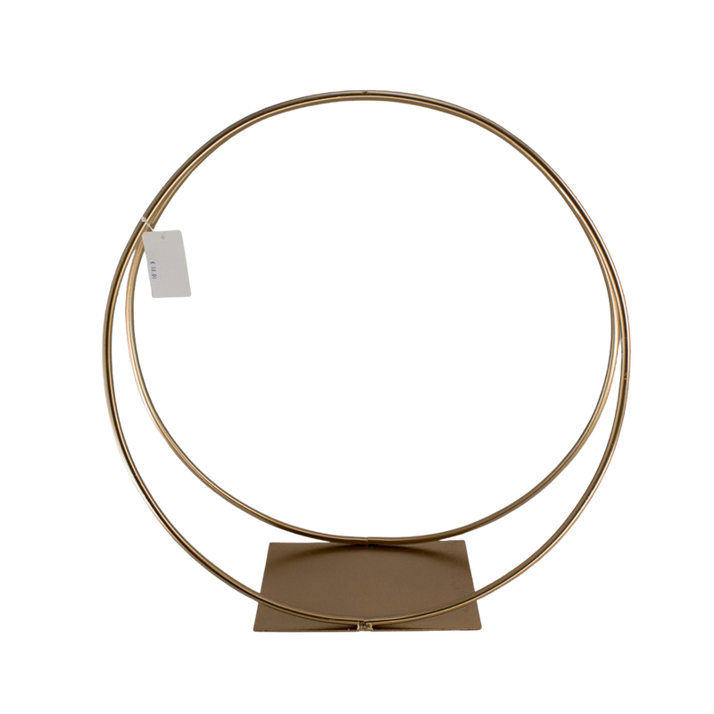 METAL CRAFT ROUND 45CM ROSE GOLD