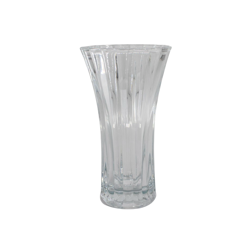 GLASS VASE CLEAR 24CM