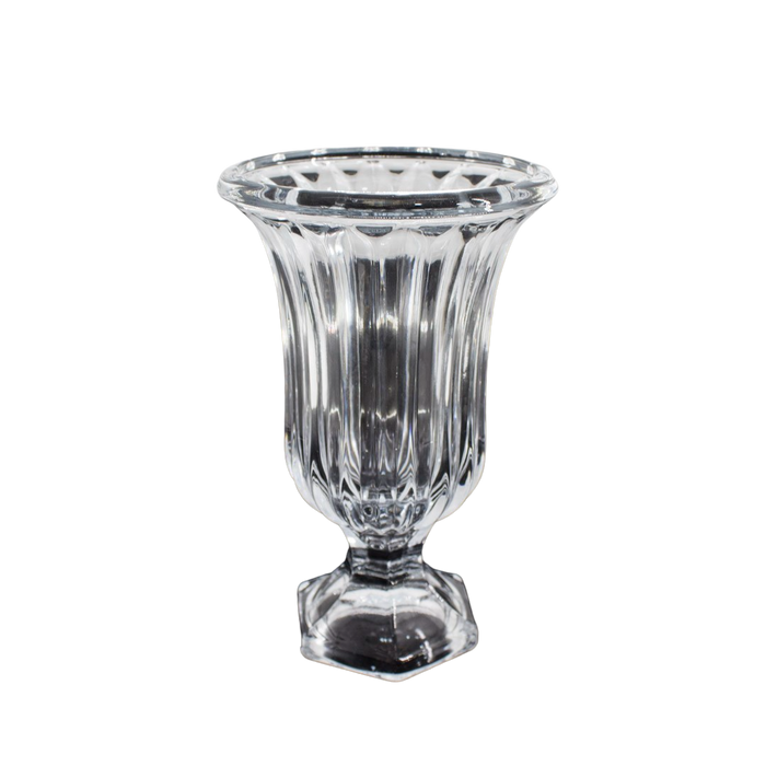 GLASS VASE 18CM