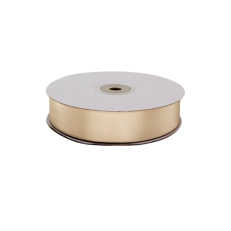 SATIN RIBBON GOLD 25MMX50M
