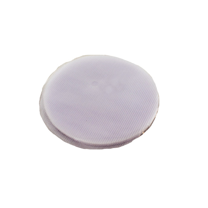 TULLE SHEET ROUND 12CM WHITE 50PCS