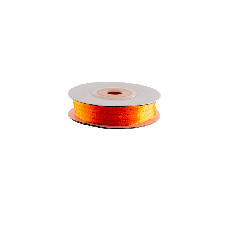 SATIN RIBBON ORANGE 3MM X 50M
