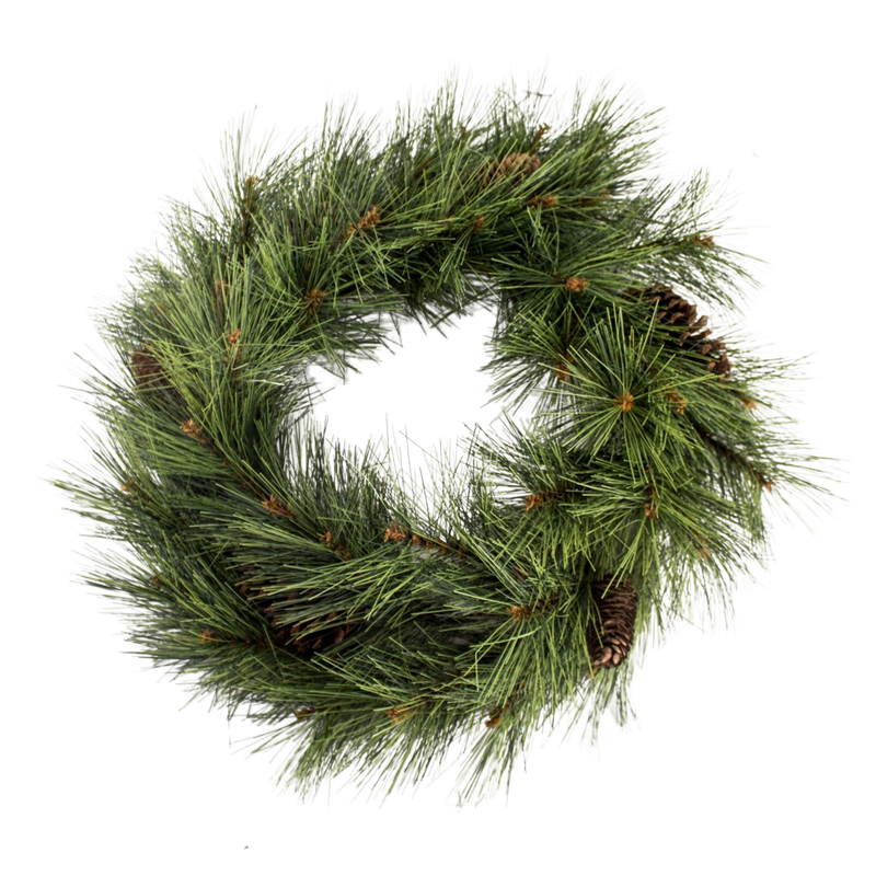 PINUS PINE WREATH GREEN 60CM Deventor