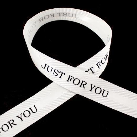 Grossgain ribbon just for you 25cm x 32m - Deventor